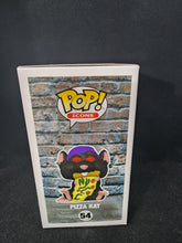 Load image into Gallery viewer, Pizza Rat (Purple Hat | Black Fur)