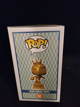 Load image into Gallery viewer, Freddy Bowling Trophy Collectible display box with a golden figure, ideal for collectors and fans of unique memorabilia.
