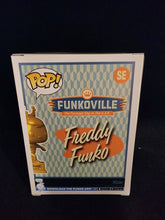 Load image into Gallery viewer, Freddy Bowling Trophy Collectible box featuring Freddy Funko from Funko Pop! series in Funkoville design.