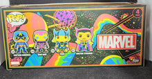 Load image into Gallery viewer, Captain America / Iron Man / Thor / Doctor Strange (Blacklight) (4 Pack)