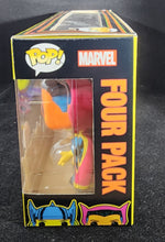 Load image into Gallery viewer, Captain America / Iron Man / Thor / Doctor Strange (Blacklight) (4 Pack)