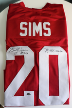 Load image into Gallery viewer, Billy Sims Signed Jersey **With Inscription**