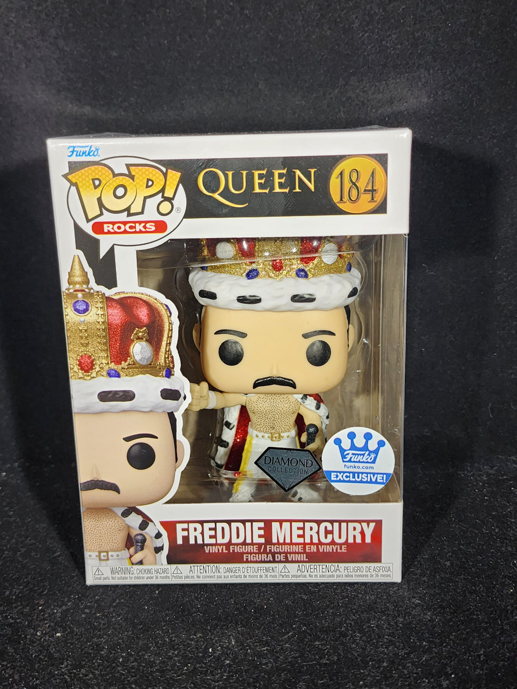 Freddie Mercury (King) (Diamond Glitter)