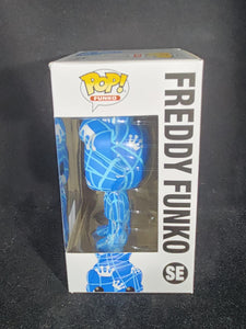 Freddy Funko (Blue & White with Stripes) **Only 2K Made**