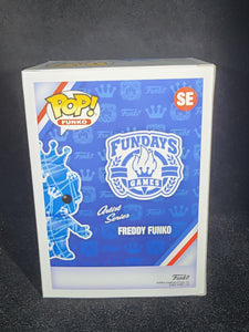 Freddy Funko (Blue & White with Stripes) **Only 2K Made**