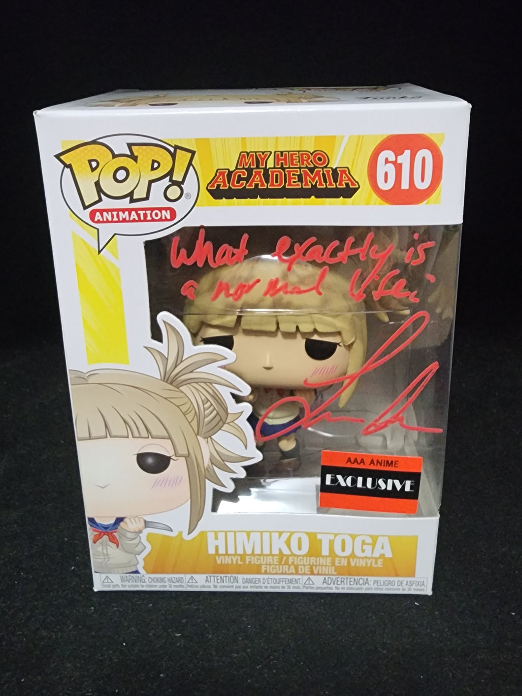 Himiko Toga Autographed by Leah Clark