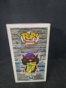 Pizza Rat (Purple Hat | Black Fur)