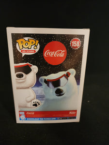 90s Coca-Cola Polar Bear (flocked)