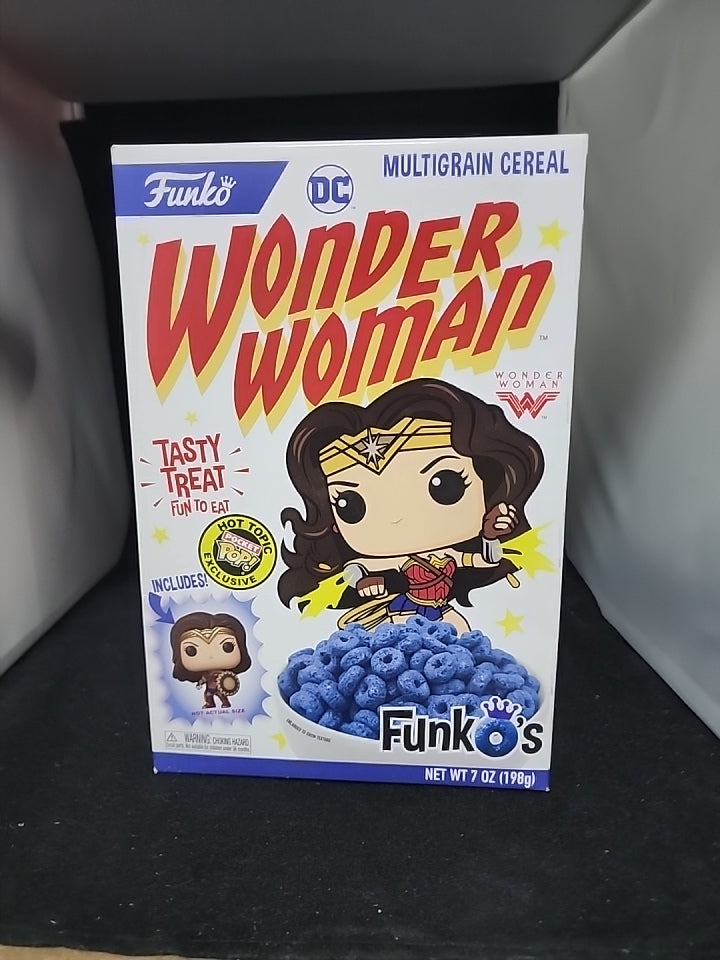 Wonder Woman Funko Funko's Multigrain Cereal w/ Mini Pocket Pop