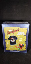 Load image into Gallery viewer, Pop Marvel Collectors Box: Metallic Deadpool Mermaid Tee (Large) (L)
