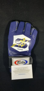 Signed António 'Bigfoot' Silva Version 2 Fairtex Glove **Rare** With Inscription