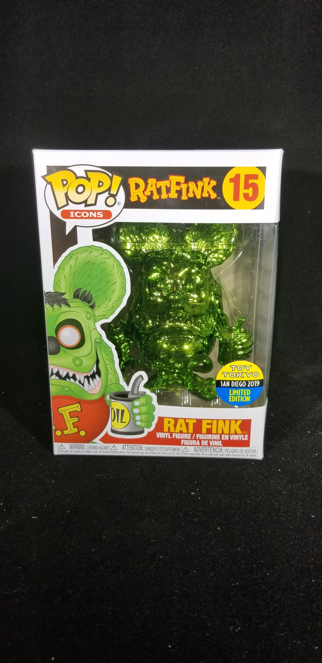 Ratfink (Green Chrome) **Toy Tokyo & San Diego Comic Con Exclusive** Summer Convention