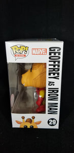Geoffrey the Giraffe (as Iron Man)