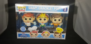 Kellogg's - 3 Pack - Snap Crackle Pop **Funko Exclusive**