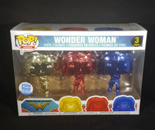 Load image into Gallery viewer, DC - WW S2 - 3 Pack - Gauntlet (R/G/B Chrome) **Funko Shop Exclusive**
