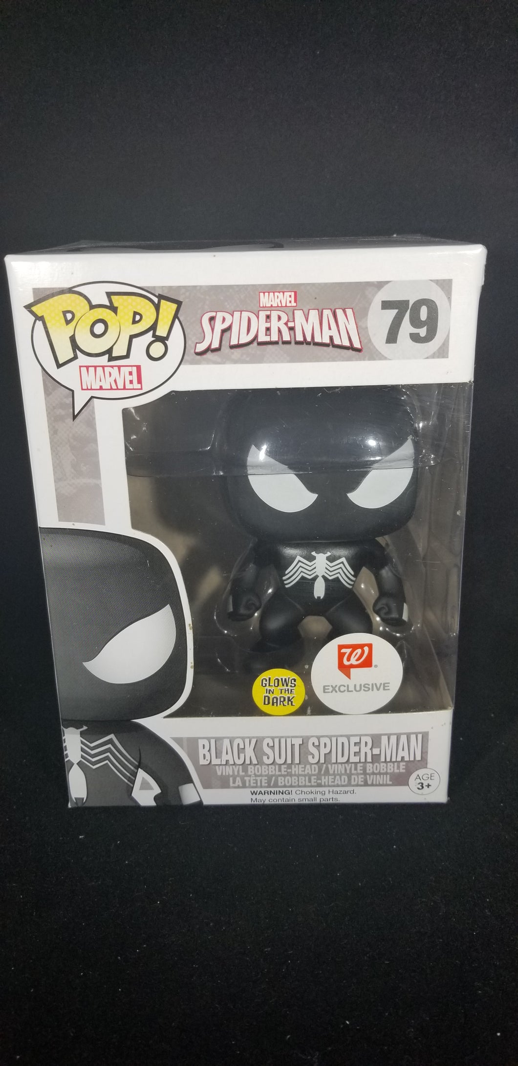 Spider-Man - (Black Suit) (Glow) **Walgreens Exclusive**