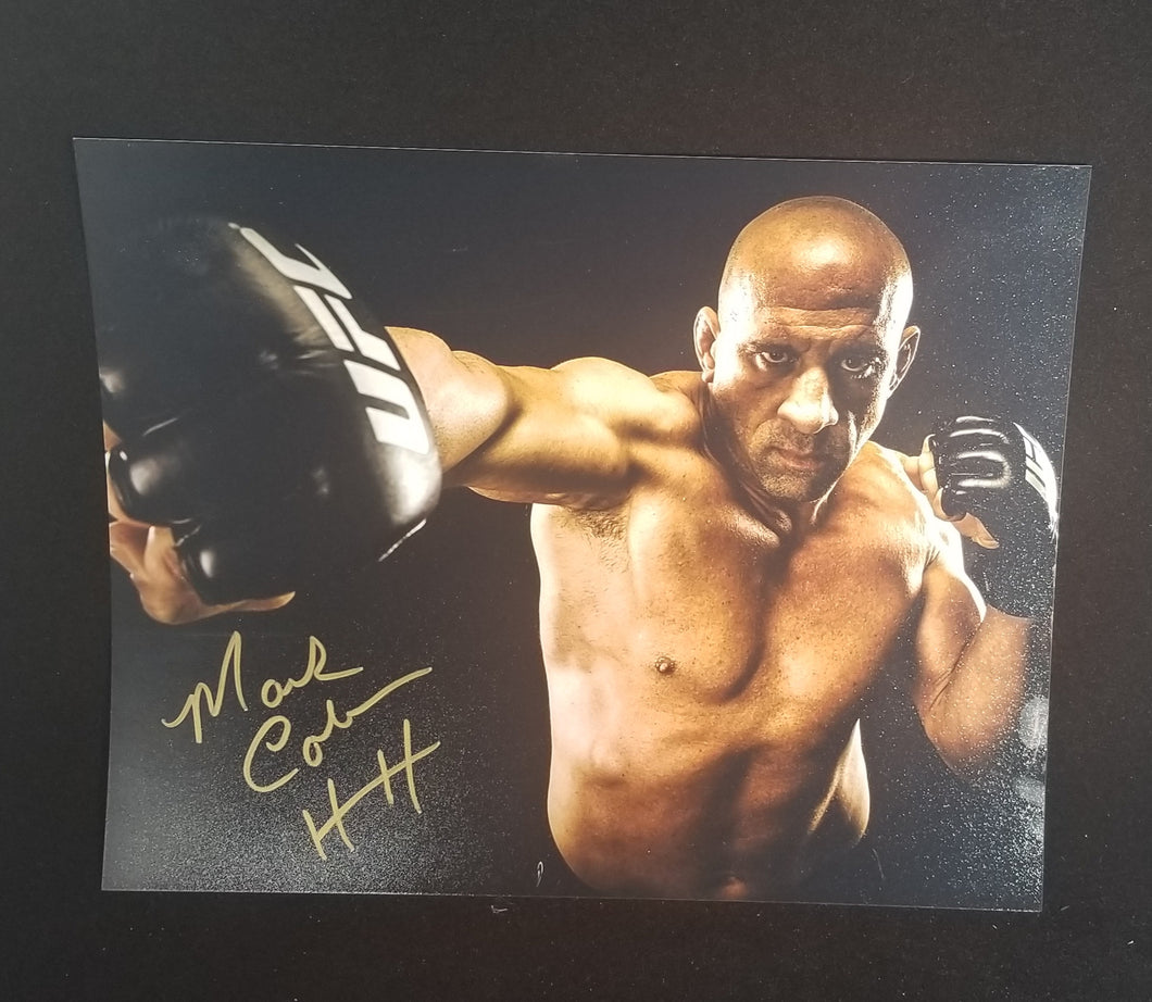 Signed Mark Coleman With Belt (Fist) With Inscription