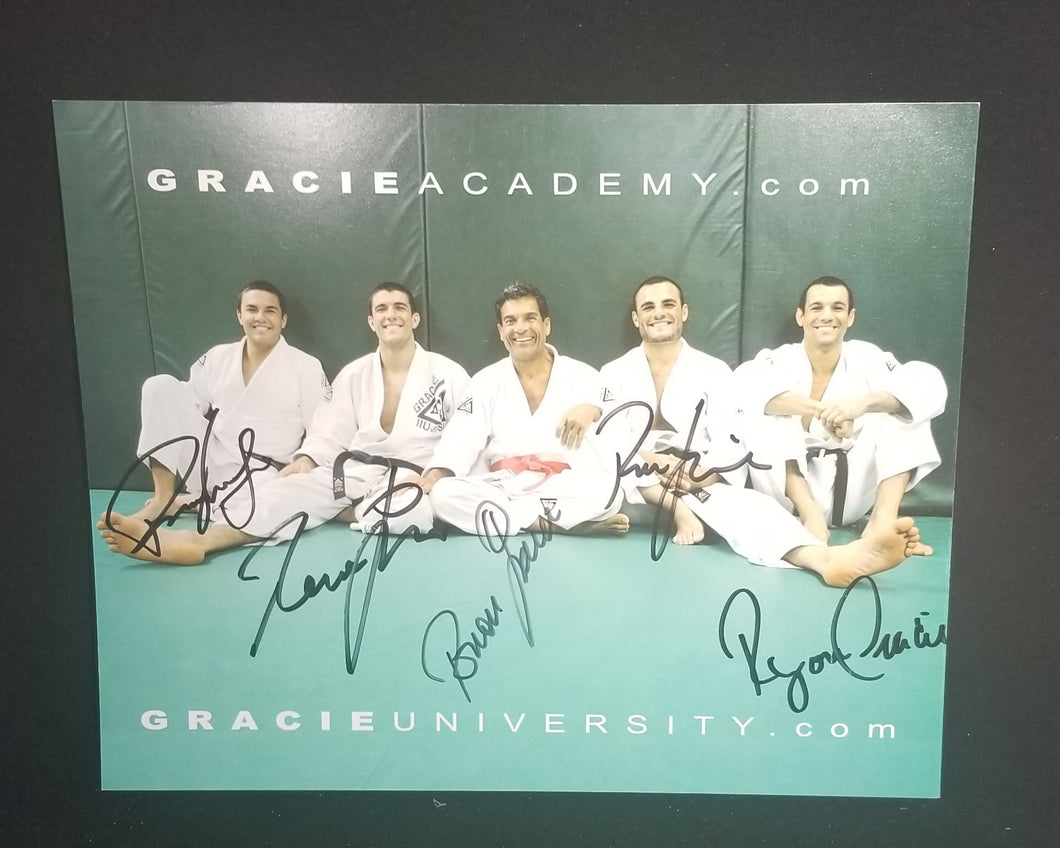 Gracie Multi Signed Photo