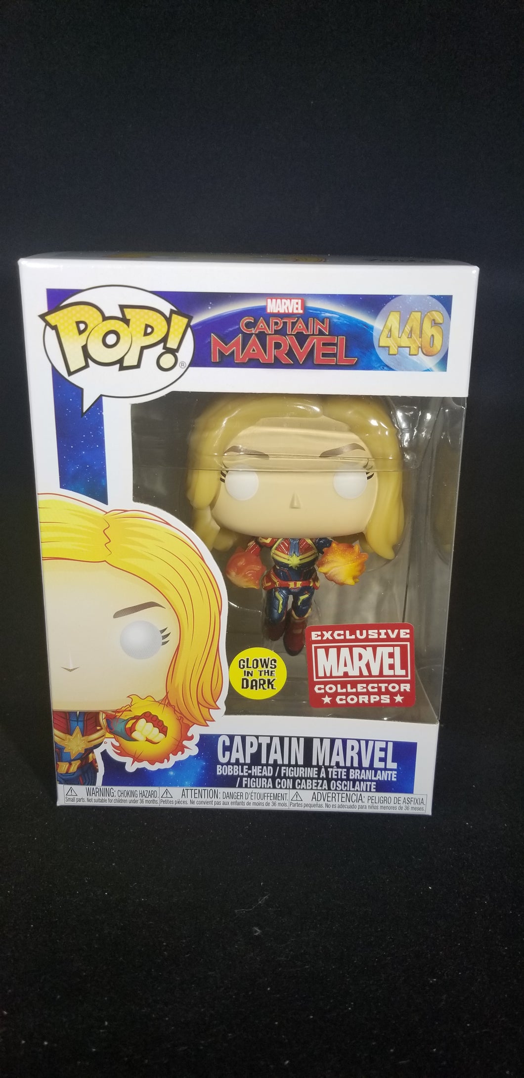 Captain Marvel (Glow in the Dark/Flying)