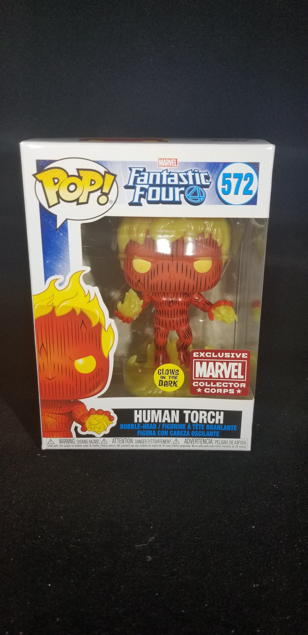 Human Torch (Translucent) (Glows in the Dark)