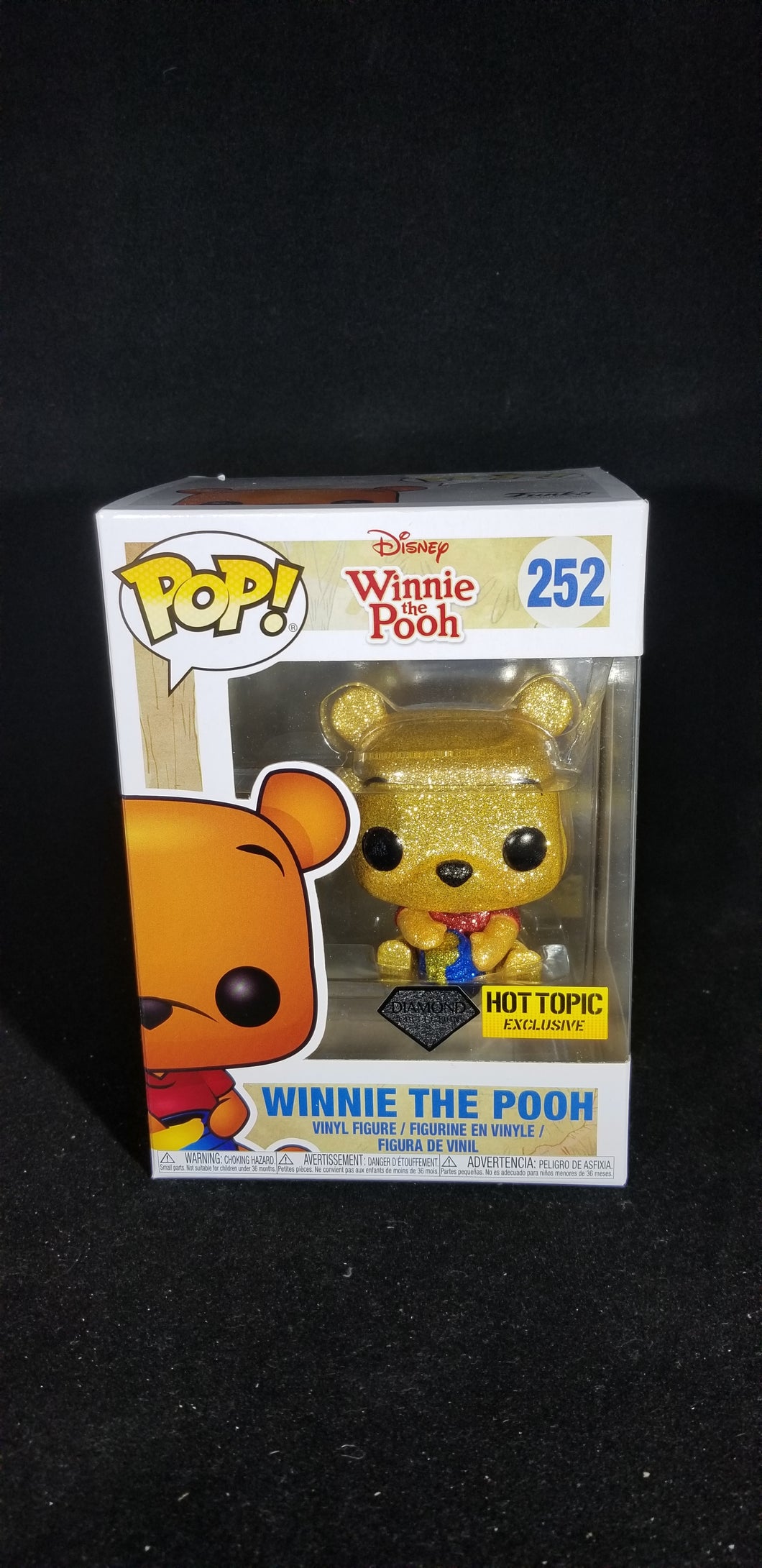 Winnie the Pooh (Seated) (Diamond Glitter) **Hot Topic Exclusive**