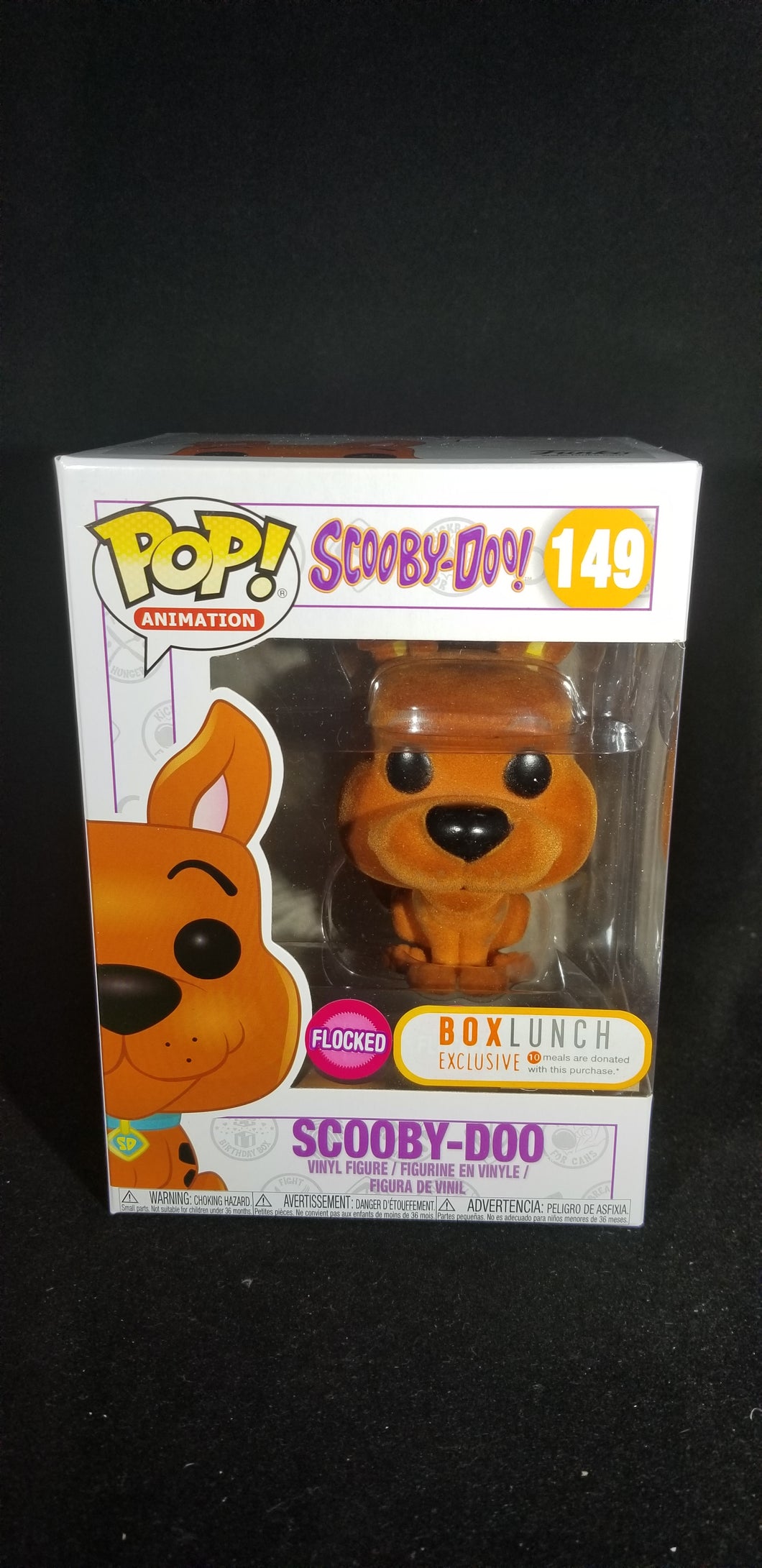 Scooby Doo - (Flocked , Orange) **Box Lunch Exclusive**