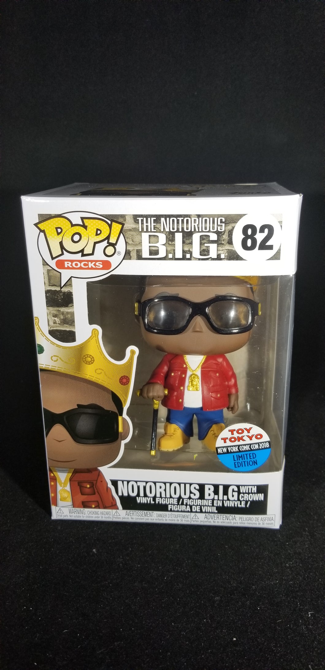 Notorious B.I.G. with Crown (Red Jacket) NYCC