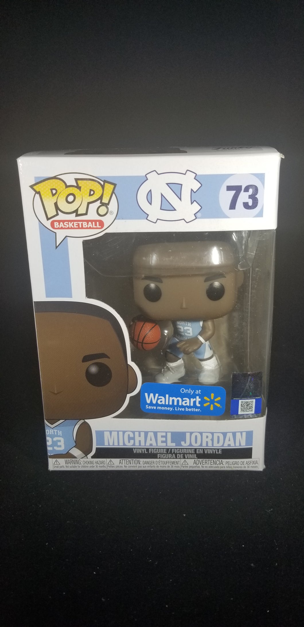 Michael Jordan (Home UNC Jersey) **Walmart Exclusive**