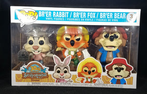 3 pack - Br'er Rabbit, Br'er Fox, Br'er Bear ** Disney Exclusive**