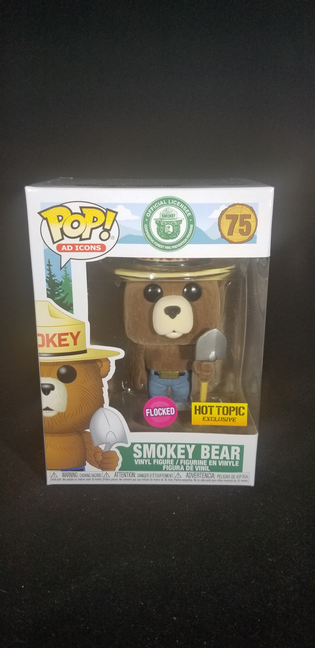 Smokey Bear (Flocked) ** Hot Topic Exclusive**