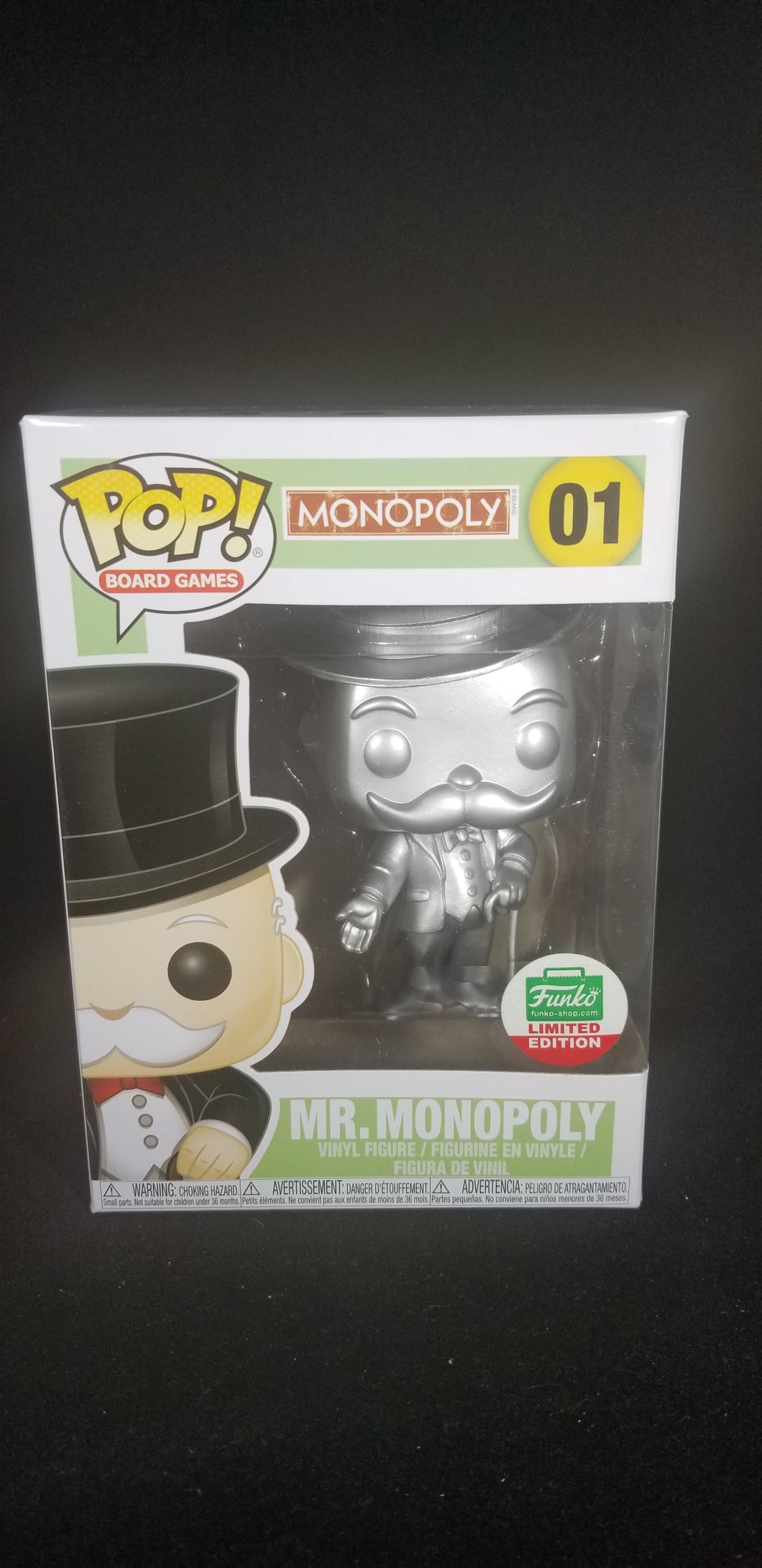 Uncle Pennybags - (Silver) ** Funko Exclusive**