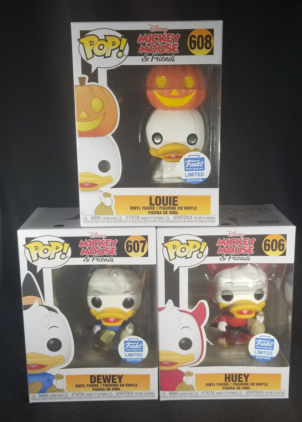 Huey, Dewey, and Louie  ** Funko Exclusive**
