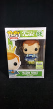 Load image into Gallery viewer, Freddy Funko (Holding Fish - Yellow Pants) [Spring Convention] **Funko Exclusive**

