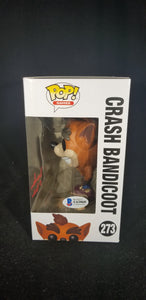 Crash Bandicoot **Signed By Brendan O'Brien ** With COA