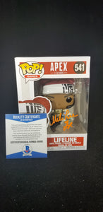 Apex Legends: Lifeline Vinyl Figure Signed By Mela Lee - Beckett COA