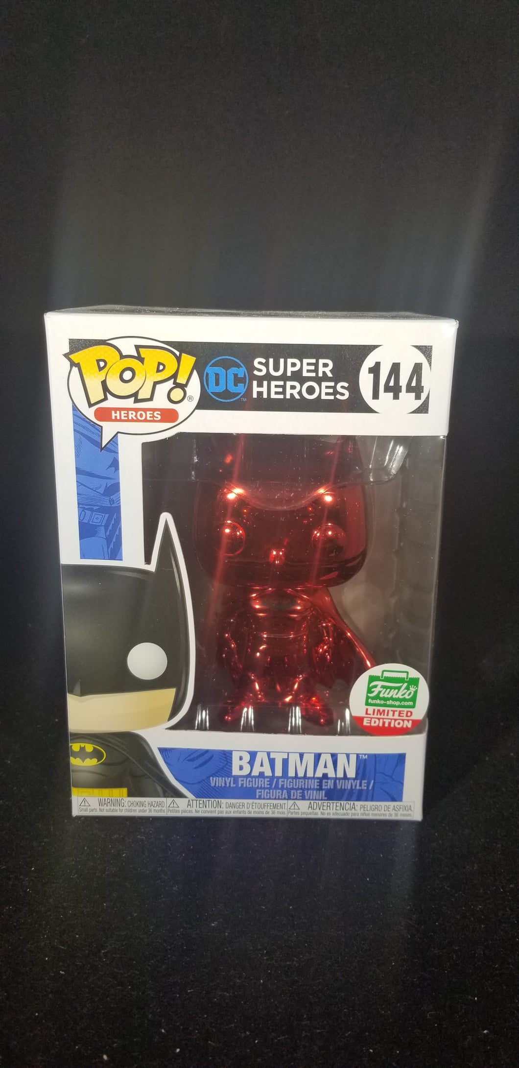 Batman (Red Chrome) **Funko Shop Exclusive**