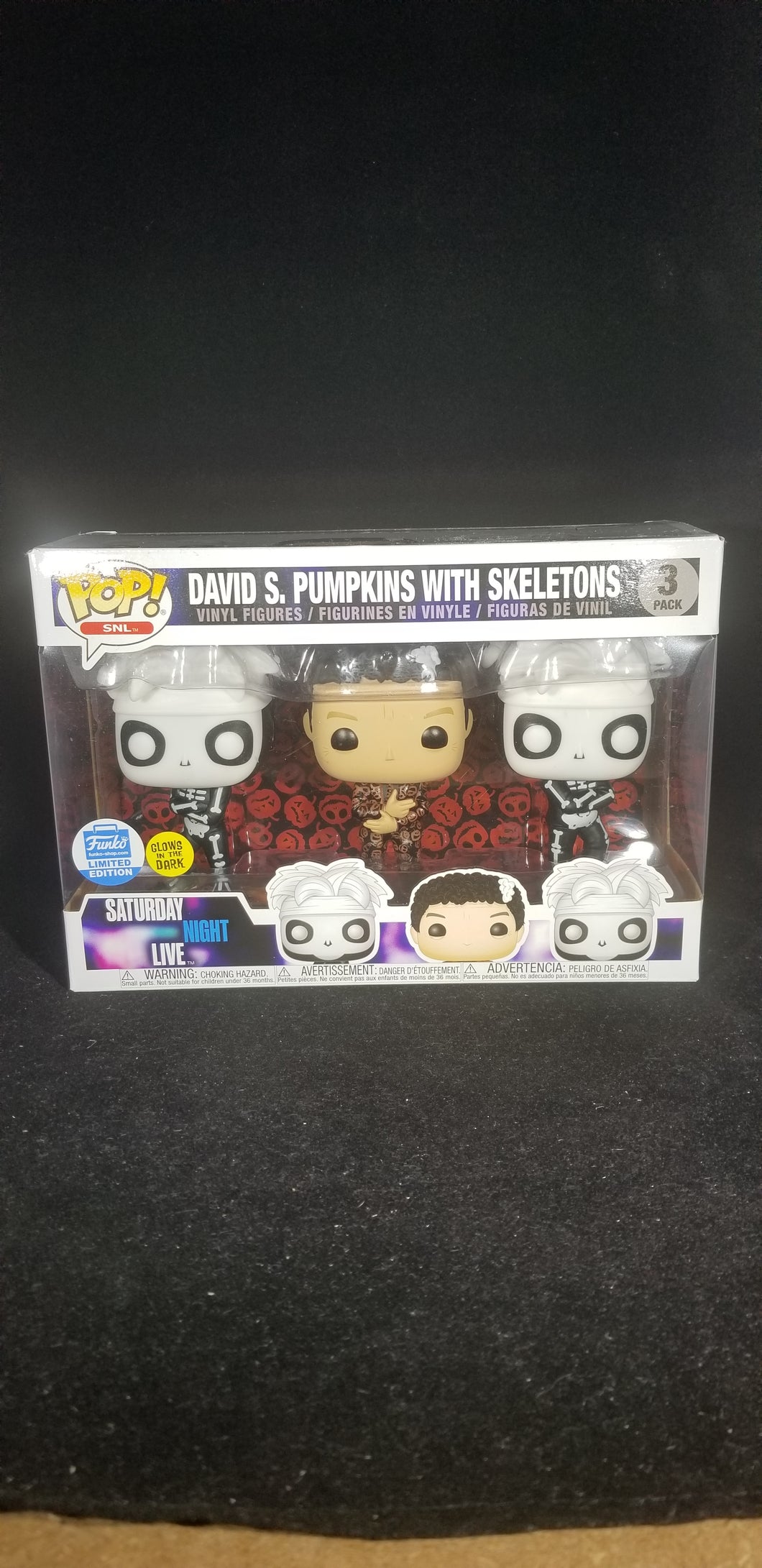 David S. Pumpkins with Skeletons (3-Pack) **Funko-Shop Exclusive**