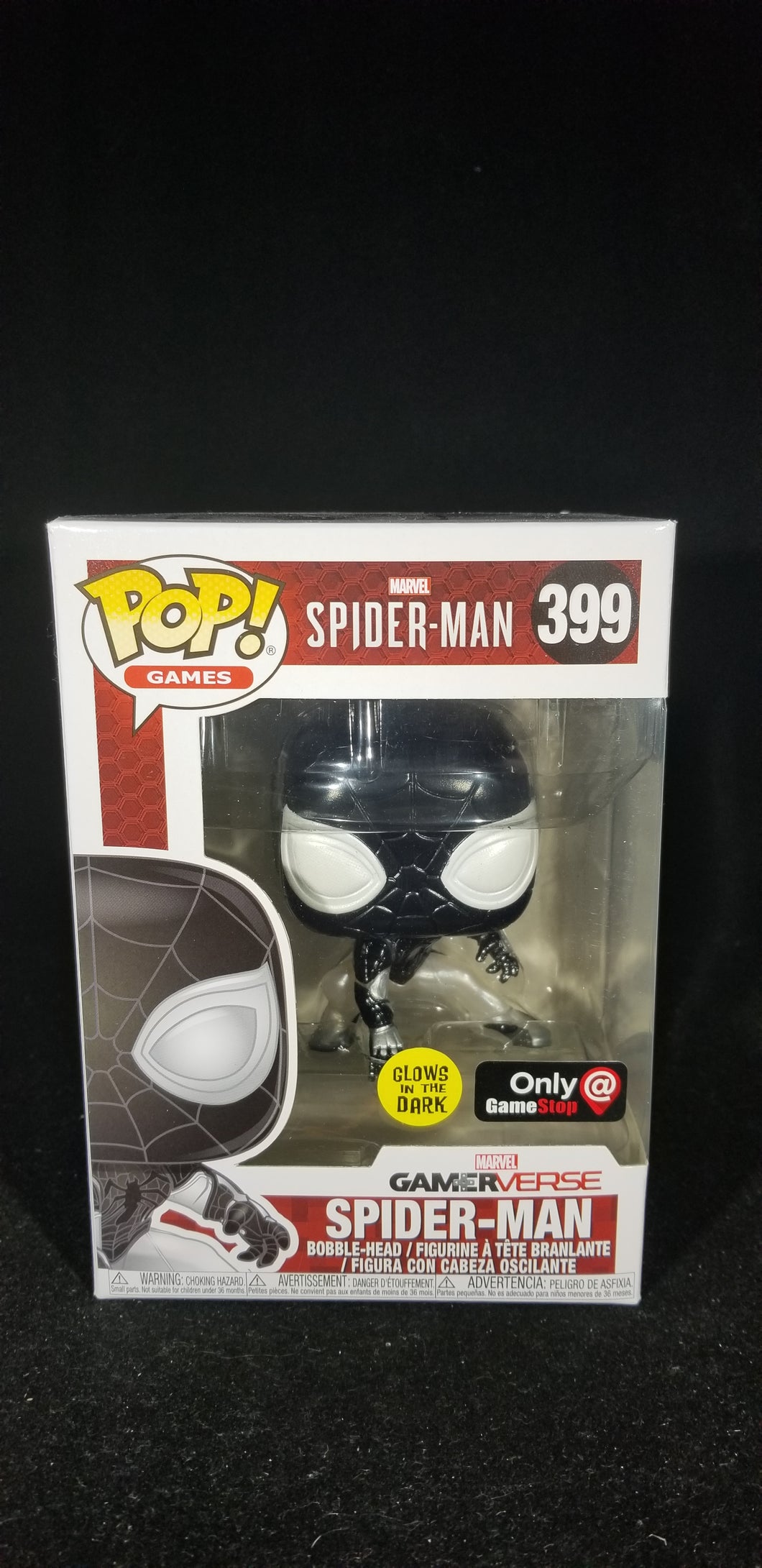 Spider-Man (Negative Suit) (Glow in the Dark) **GameStop Exclusive**