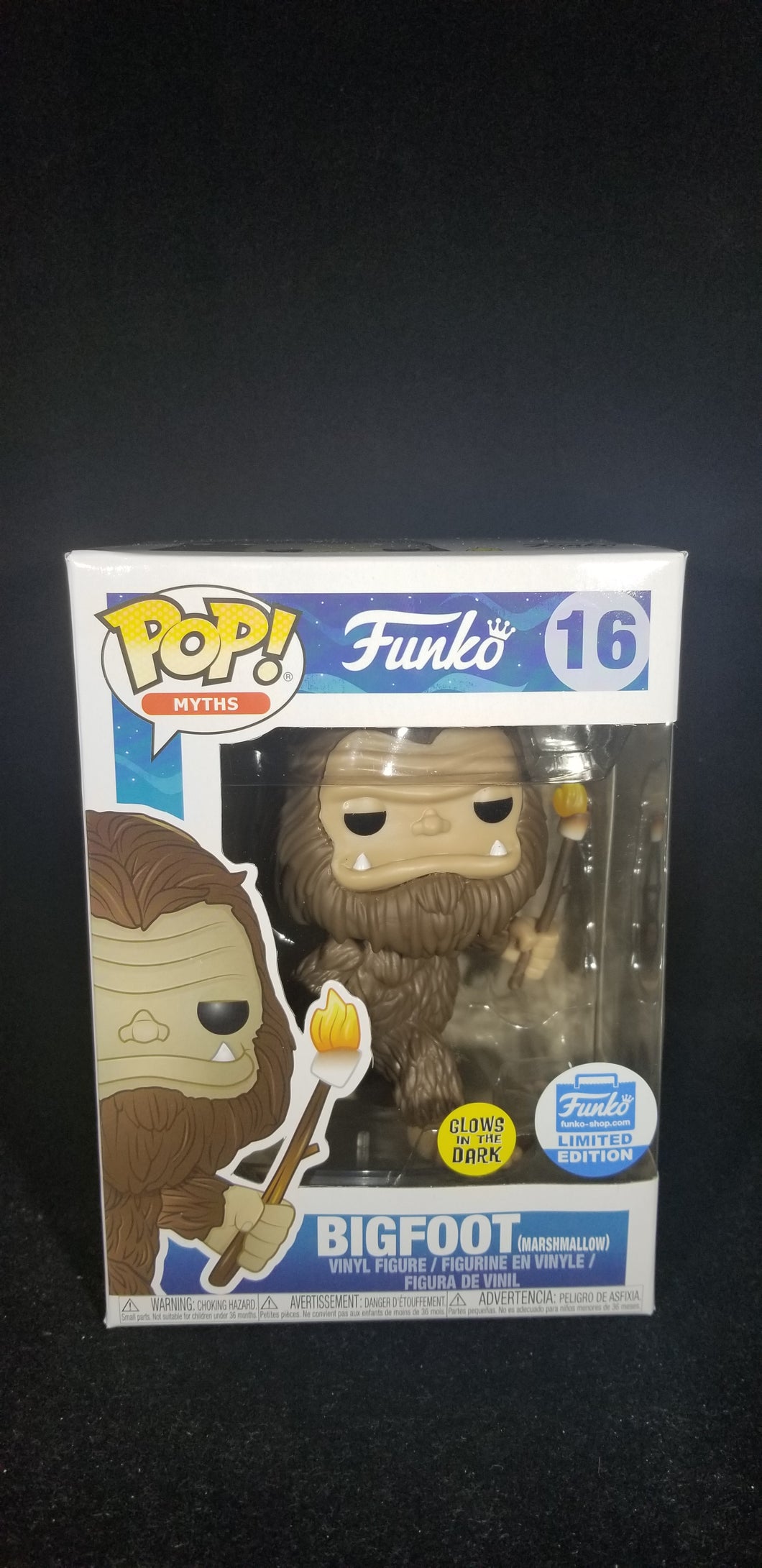 Bigfoot (Marshmallow) **Funko Shop Exclusive** GLOW