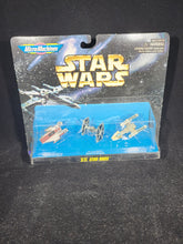 Load image into Gallery viewer, Vintage 1996 Star Wars Micro Machines Lot ~ A-Wing, TIE Starfighter, Y-Wing Star Wars Collection XII
