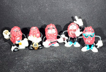 Load image into Gallery viewer, Vintage California Raisins PVC Toy Figures 1987-88 Lot of 5
