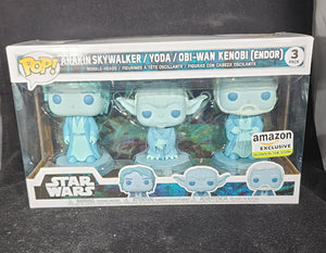 Holographic Across the Galaxy Force Ghost (3 Pack)(Glow in the Dark)