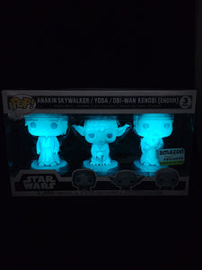 Holographic Across the Galaxy Force Ghost (3 Pack)(Glow in the Dark)