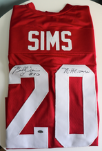 Load image into Gallery viewer, Billy Sims Signed Jersey **With Inscription**
