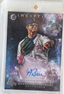 Signed Andrew Benintendi Card