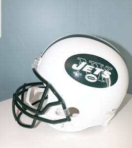 NY Jets Signed Hall Of Famer Curtis Martin Replica Full Helmet